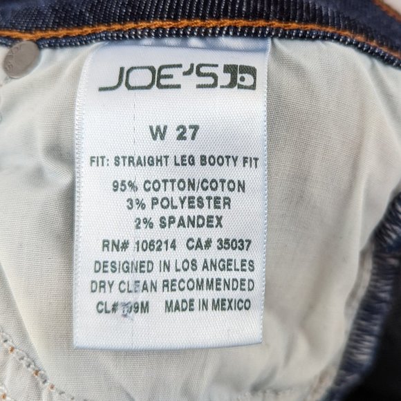 Joe's Jeans Dark Wash Ryley Straight Leg Jeans Size 27 - Picture 12 of 13